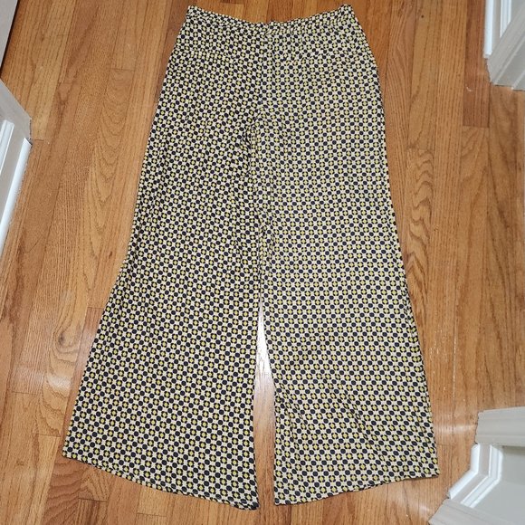 Harilyn by Anthropologie Wide Leg Geo Palazzo Print Pants Size XS - Picture 10 of 11